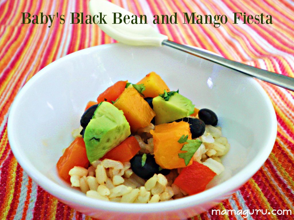 Black Bean and Mango Baby Food