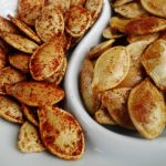 Sweet and Spiced Roasted Pumpkin Seeds