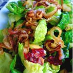 Brussels Sprouts Salad with Crispy Shallots