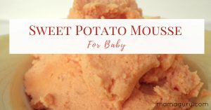 Sweet Potato Mousse for Baby