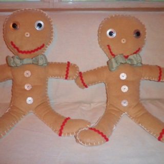 Gingerbread Boy Homemade Toy