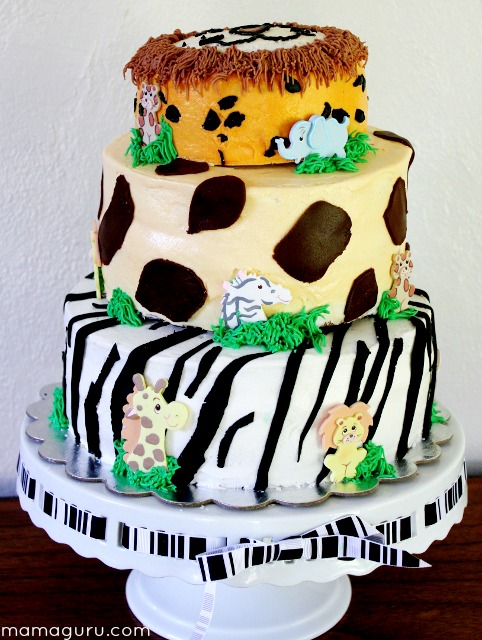 zoo animal cakes for kids