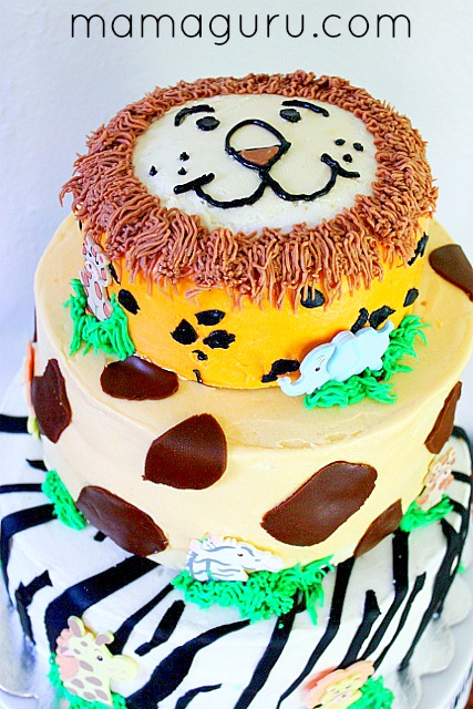 zoo animal cakes for kids