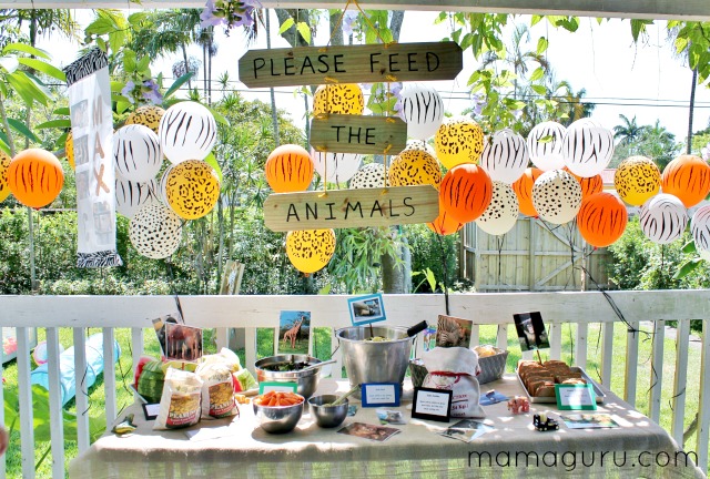 Zoo birthday party ideas