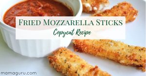 Fried Mozzarella Sticks