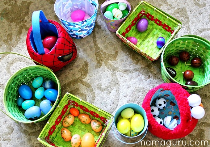 4 Preschool Math Activities Using Easter Eggs