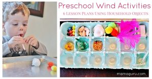 Preschool Wind Activities, lesson plans, Montessori