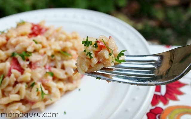 Roasted Tomato Orzo Risotto