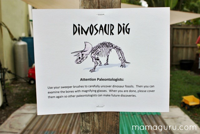 dinosaur birthday party activities