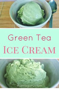 Green Tea Ice Cream recipe using matcha powder