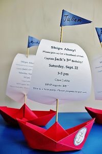 boat party invitation