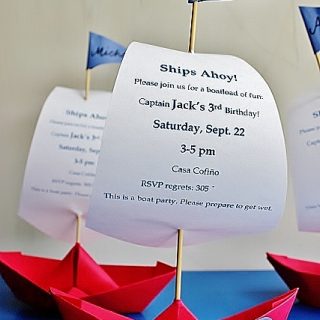Spectacular Boat Party Invitations