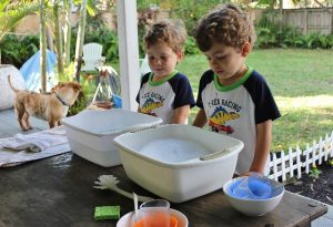 dish washing station