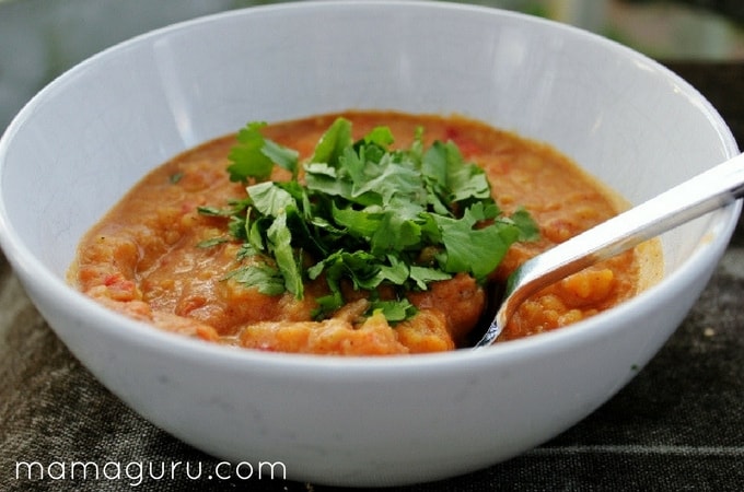 Aloo Sabzi (South Indian Tomato- Potato Soup)
