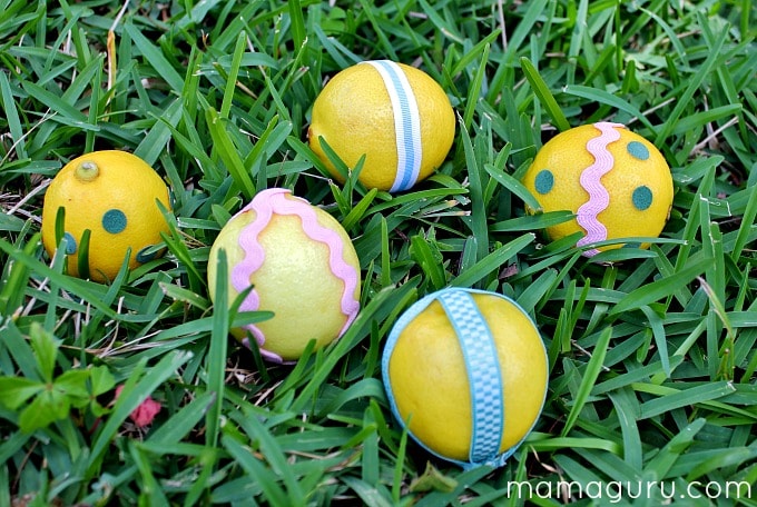 Make Easter Brunch Playful with Lemon Easter Eggs