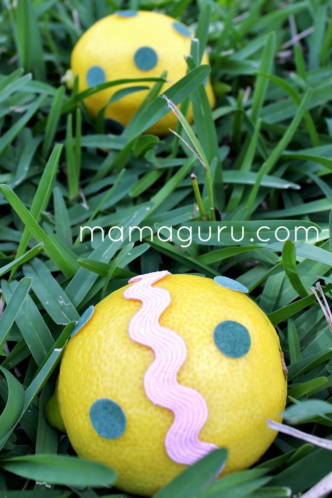 Make Easter Brunch Playful with Lemon Easter Eggs