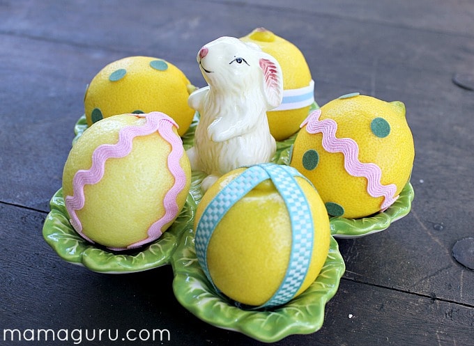 Make Easter Brunch Playful with Lemon Easter Eggs • Mamaguru