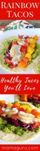 Rainbow Tacos Healthy Shrimp Tacos