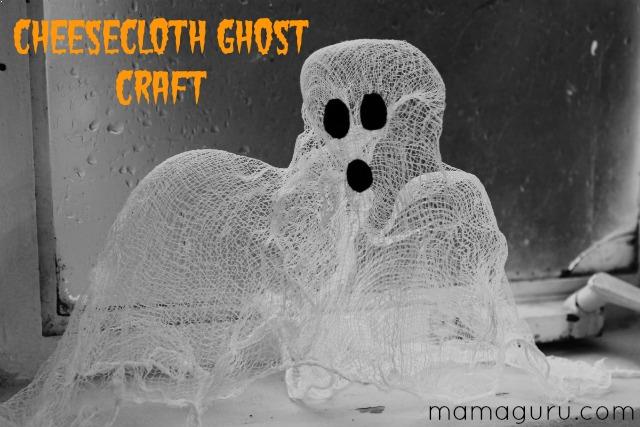 Easy Cheesecloth Ghost Halloween Craft - Twelve On Main