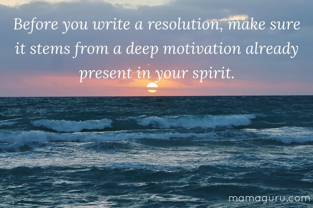 How to Write and Keep New Years Resolutions
