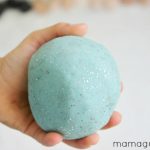 Homemade Playdough Snowballs with a Funny Surprise Inside
