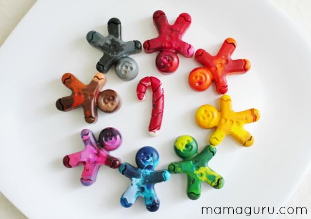 Making Crayons using molds {Craft Camp}