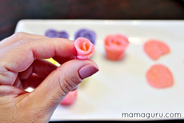 How to Make Marzipan Roses