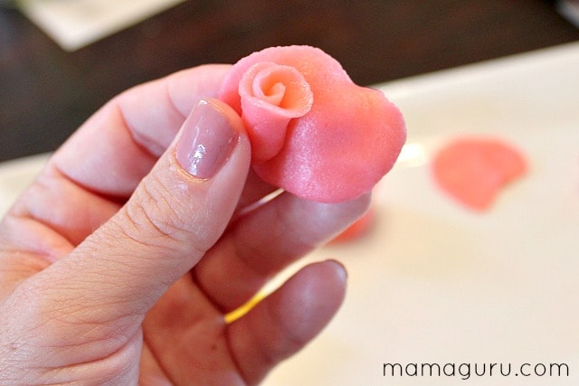 How to Make Marzipan Roses