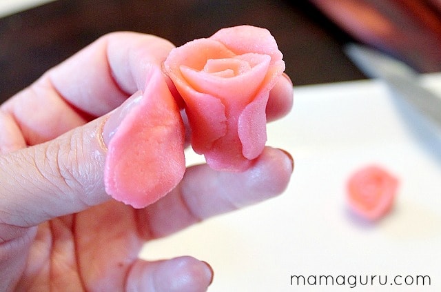 How to Make Marzipan Roses