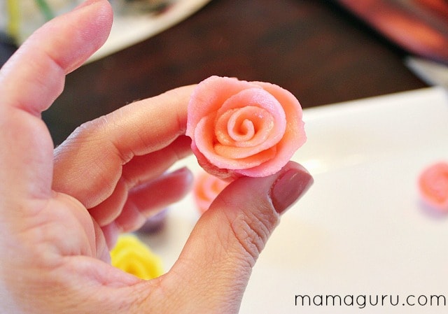 How to Make Marzipan Roses