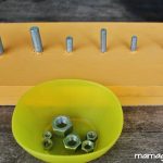 Montessori Nuts and Bolts Board: DIY and Lesson Plans