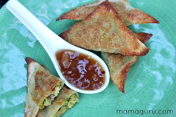 Avocado Wontons