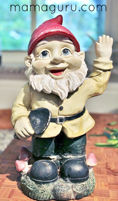 Garden Gnome to Leprechaun Makeover