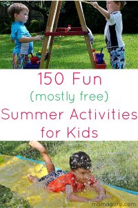 150 Fun Free Summer Activities for Kids