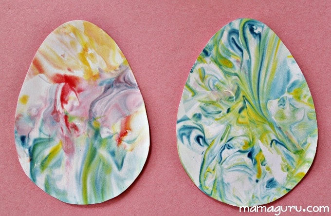 How to Make Marbled Paper with Shaving Cream