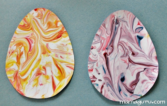 How to Make Marbled Paper with Shaving Cream