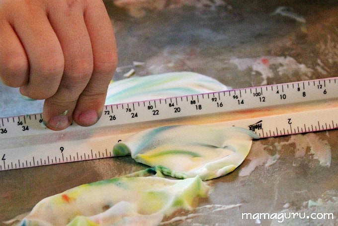 How to Make Marbled Paper with Shaving Cream