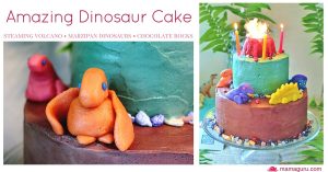 The COOLEST Dinosaur Cake