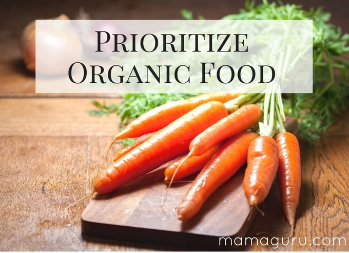 Prioritize Organic Food