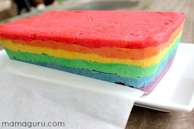 Rainbow Cookies for St. Patrick's Day