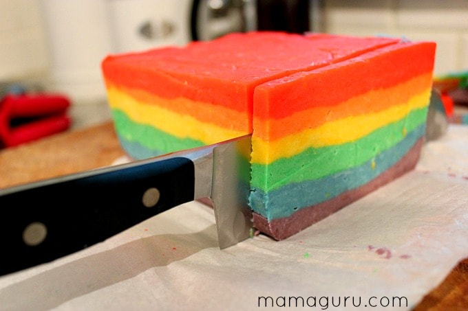 Rainbow Cookies for St. Patrick's Day