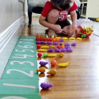 Montessori Sandpaper Numbers DIY
