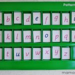Montessori Movable Alphabet DIY