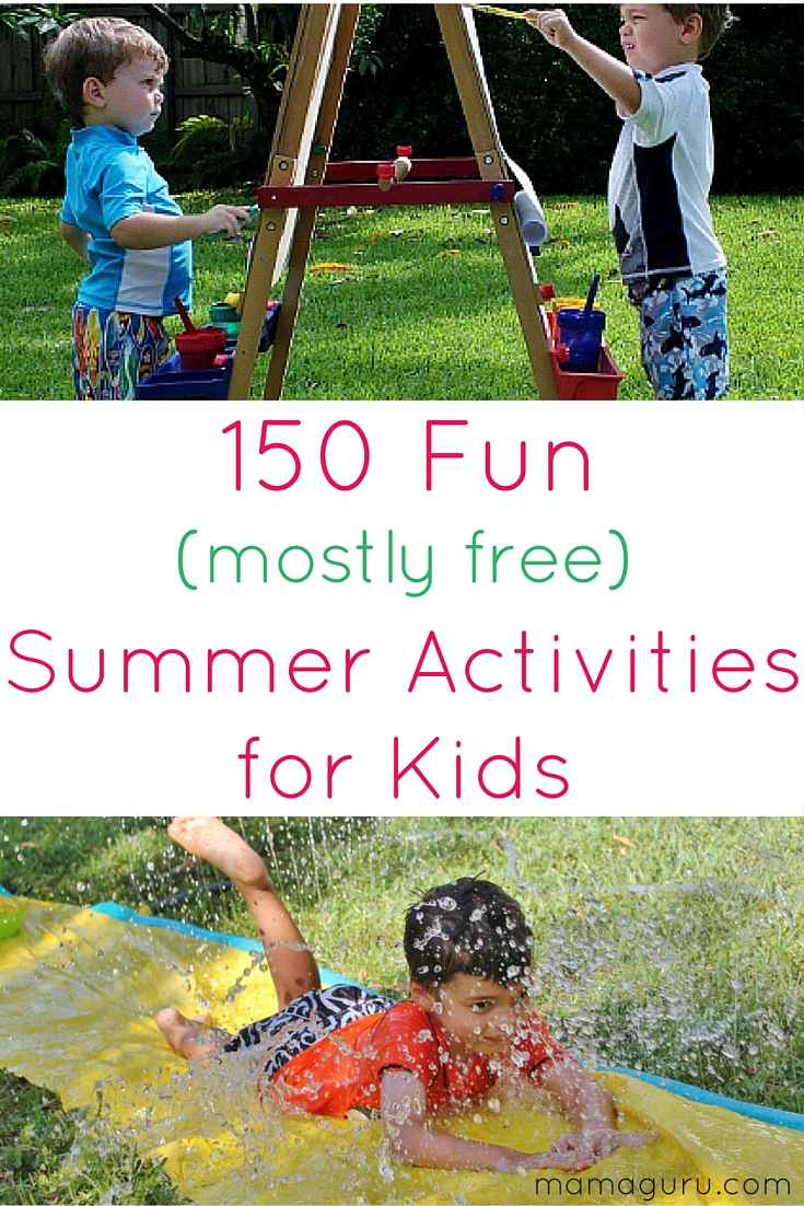 150 Summer Activities • Mamaguru